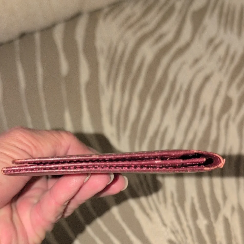 Omega Brown Leather Wallet